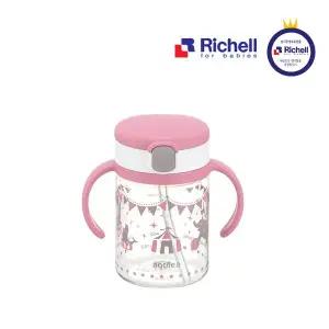 [리첼]릿첼 AQ 빨대컵 200ml 핑크