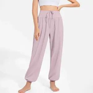 여성 4컬러 하렘팬츠 허리밴딩 필라테스 요가바지 (WFKB3RG)