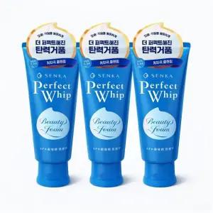 [웰빙창고] 센카 퍼펙트 휩 페이셜 워시 120g x 3개