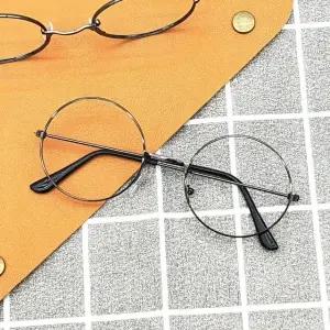 원형 다크그레이 안경테 (WFKB42D)