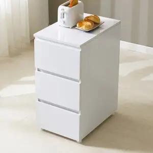 [보루네오하우스]보루네오 엘리브 모아 400 3단 서랍장 hs054