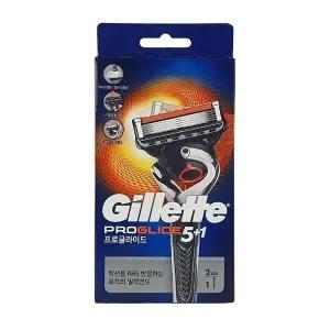 휴대용면도기 깔끔한 쉐이빙기 5중날 정교한쉐이빙세트 날2개