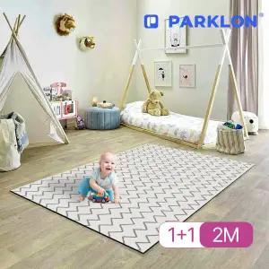 파크론 1+1 웨이브그레이 놀이방매트 200x140x1.0cm
