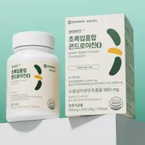 애즈유 초록잎홍합 콘드로이친 Q 선물 60정