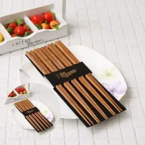 ( )대나무옻칠젓가락 5P 우드수저 업소용젓가락