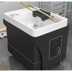 이동식 자동 대 헤어 수직 세척기 간이 분지