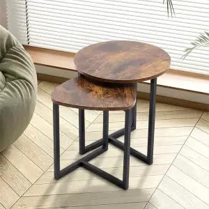 이동식 사이드 테이블 2p세트 원목 거실 침실 티 테이블 미니 탁자 책상