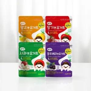 퓨어잇 동결건조 아이과자 과일엔요거트 큐브 4가지맛 유아 간식 (WFKBJEH)