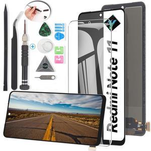 디지타이저 ywlrong 터치 note 포함 스크린 lcd redmi xiaomi 키트 어셈블리, 디스플레이 11 2201117tg/2201117ti/2201117ty/2201117tl