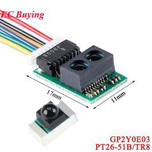 GP2Y0E03 IR 거리 센서 4-50CM 적외선 범위 모듈 Arduino SH-AR-P PT26-51BTR8 수신 용 고정밀 I2C IIC 출
