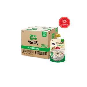 맘스쿠킹 유아 이유식(12개월~) 소고기와두부진밥 100g 10입