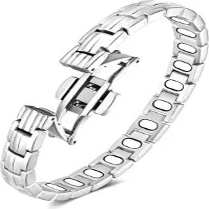 여성용 페라코 5배 강도 마그네틱 팔찌 초강력 5000 가우스 자석이 있는 스테인리스 스틸 자석