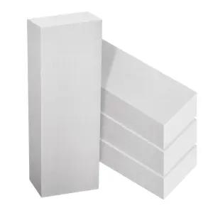 LOYORTY 4PCS 사각형 알루미늄 플랫 바 1x2x8 인치 블록 6061 재고 범용 플레이트 25MM 두께 T6 솔리드