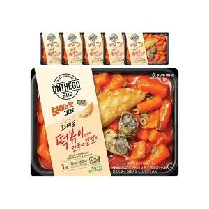 아워홈 온더고 떡볶이 with 만두&김말이 365g, 6개