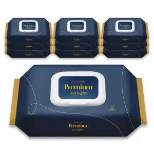 두꺼운 즐거운집 아기물티슈 72매 10팩 엠보 캡형 프리미엄 유아 고평량 저자극