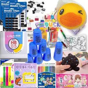 초핫딜 볼펜 더블클립 답례품 졸업선물 방학놀이템 파격가