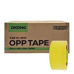 오공 OPP 박스테이프 아크릴점착제 중포장 40mmX40M