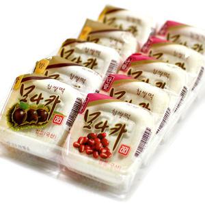 리리식품 찹쌀떡 모나카 10개 밤맛 단팥맛