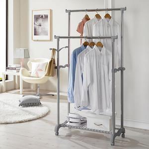 왕자 2단더블이동식선반행거_329-1