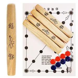 윷놀이 세트 (보급형) 명절 선물 원목 나무 윷세트 전통 민속 놀이