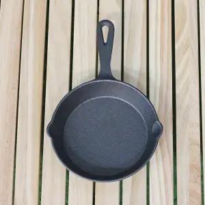 지아지 CASTIRON 무쇠 주물팬 8인치(20cm) 스테이크 감바스팬 후라이팬