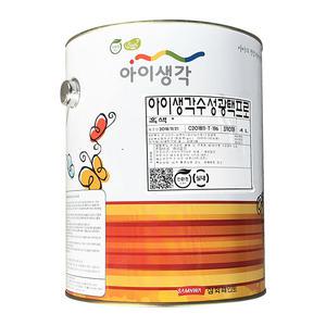 삼화페인트 아이생각 광택프로 4L 결로페인트 베란다 발코니 계단 복도 유광 수성