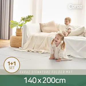 [카라즈]시그니처 폴더매트 1+1 (140x200x4cm)/유아매트,놀이매트,실내매트