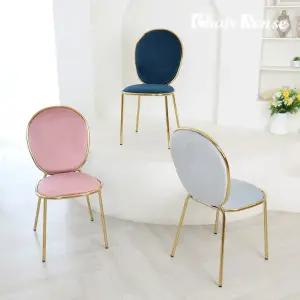 체어센스 금도금 카페 인테리어 철재 커피숍 업소용 식당 디자인 골드 의자