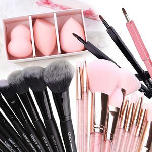 블랙핑크 메이크업 브러쉬 세트 화장브러쉬 퍼프 립라이너