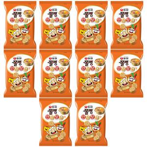 농심 쫄병 안성탕면맛 77g x 10개 / 스낵 과자 간식