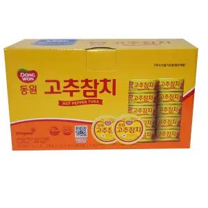 동원참치 고추참치 100g 12개 술안주 통조림