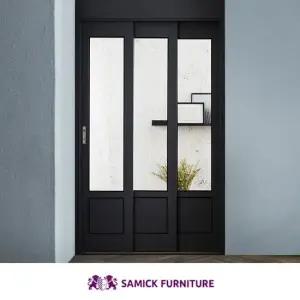 삼익가구 쉘바 ㅡ자형 중문 시공 3연동 1500 하부고시형