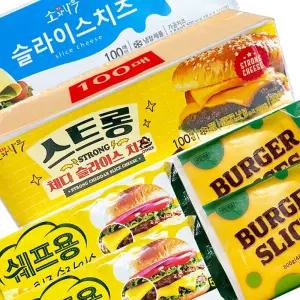 분이네 동원 소와나무 체다 슬라이스 치즈 4종 100매 남양 쉐프용 스트롱 체다 업소용 호크랜드