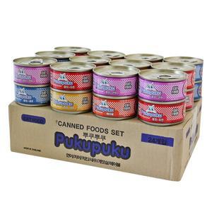 [제오라이트코리아]뿌꾸뿌꾸 프리미엄 고양이캔 80g 24개입-콤보믹스