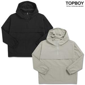 [탑보이]발수코팅 타슬란 오버핏 아노락 후드티 (TC021)