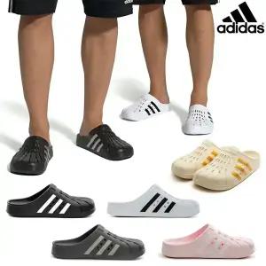아디다스 편안한 클로그 슬리퍼 아딜렛 클로그 여름 데일리 샌들