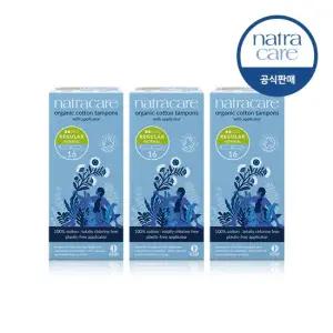 나트라케어 탐폰 어플리케이터-레귤러 3개 묶음 총48매입