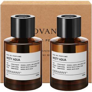 지오바니 루이 차량용 방향제 디퓨저 160ml 2구 세트, 미스티아쿠아