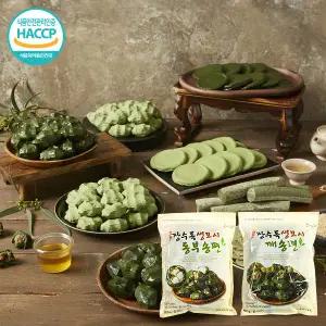 [롯데백화점]다온에프앤씨 [장수록]모시 냉동 깨 송편1kg+냉동 동부송편1kg