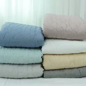 [르헤브] 밀크티 코마사 순면 누빔 매트리스 커버 SS 슈퍼싱글