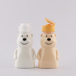 곰돌이 180ml 100개 꿀통 소스통  시럽통 꿀 튜브 페트병 플라스틱병 곰페트병 밀크티병