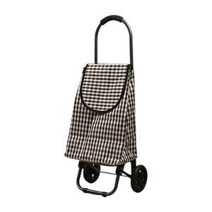 베이직체크 미니카트 소형시장캐리어 쇼핑 손수레 핸드 마트 바퀴달린 장바구니 접이식 장보기
