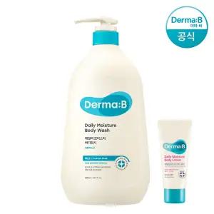 [공식] 더마비 데일리 모이스처 (대용량) 바디워시 (코튼머스크) 880ml +튜브견본(랜덤)