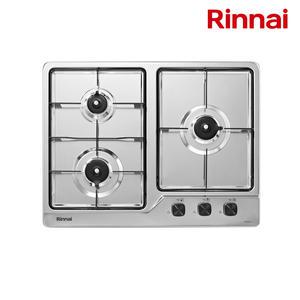 린나이 빌트인 3구 쿡탑 가스렌지 스테인레스 상판 건전지 교체형