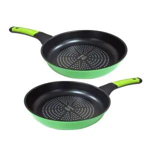 [1개+1개] 키친아트 다이아몬드 후라이팬 28cm+후라이팬 28cm 궁중팬 2종세트 웍 튀김팬 골라담기