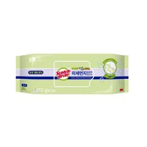 3M 베이직 미세먼지 물걸레 청소포 대형 25매 1개