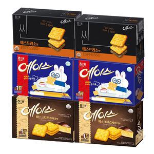 해태 에이스 364g+씬 에스프레소 291g+바스크치즈케이크맛 364gx각2개(총6개)