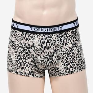 터프가이 남성 사각팬티 스판 호피무늬 드로즈 3매입