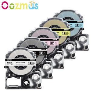 LA-4WBN 라벨 테이프, 엡손 LW-300 400 리필 카트리지와 호환, 5 개