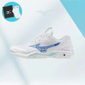 미즈노 웨이브 스텔스 6 스카이블루 X1GA243151 배드민턴화 배구화 탁구화 인도어화